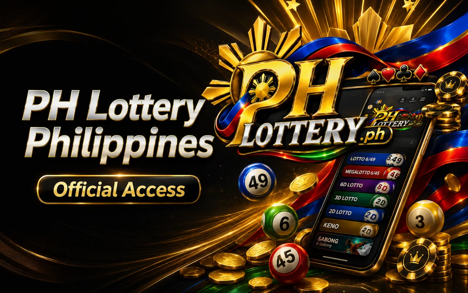 PH Lottery Filipino official H5 homepage