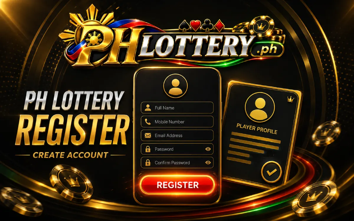 PH Lottery register account page