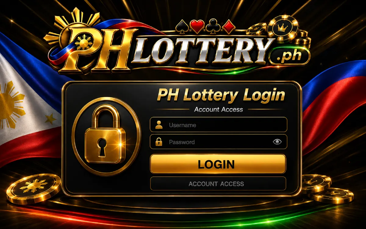 PH Lottery login page para sa Filipino users